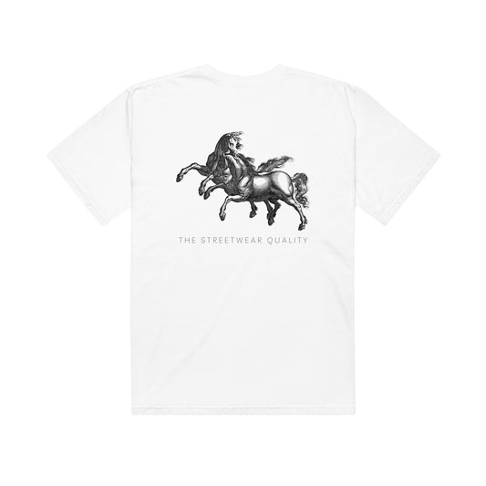 HORSE TSHIRT BLANC
