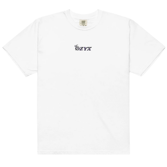 t-shirt-horse-ozyx-blanc-coton-premium-logo-ozyx-brode-noir-et-violet