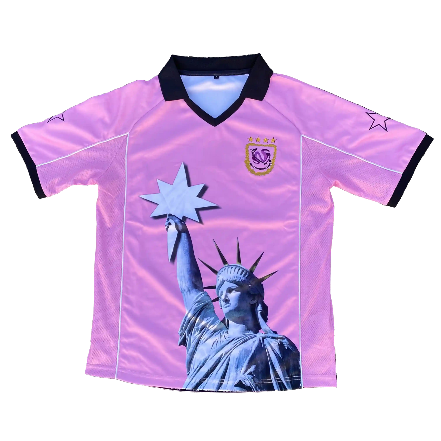 maillot-liberta-ozyx-rose-imprime-statue-de-la-liberte-style-football-streetwear