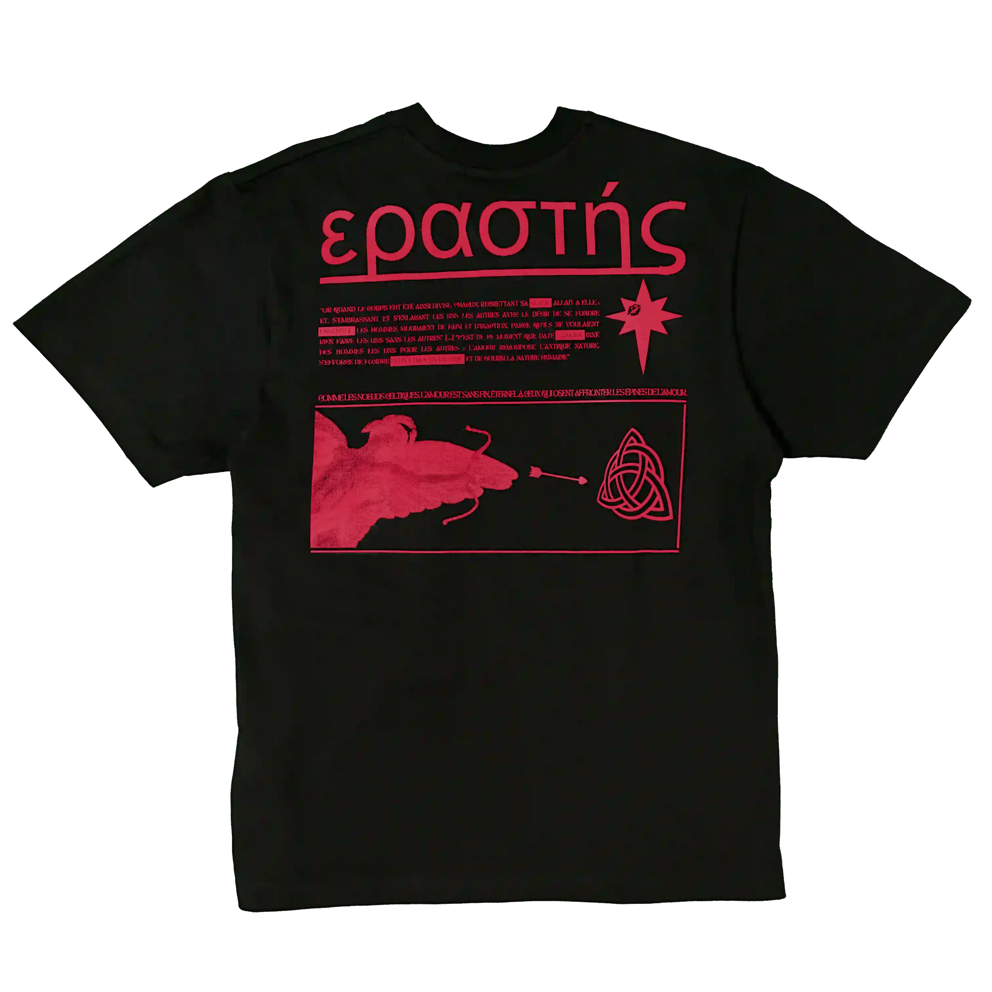dos-t-shirt-erastis-ozyx-noir-graphique-typographie-grecque-encre-gonflante-rouge