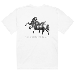 HORSE TSHIRT BLANC