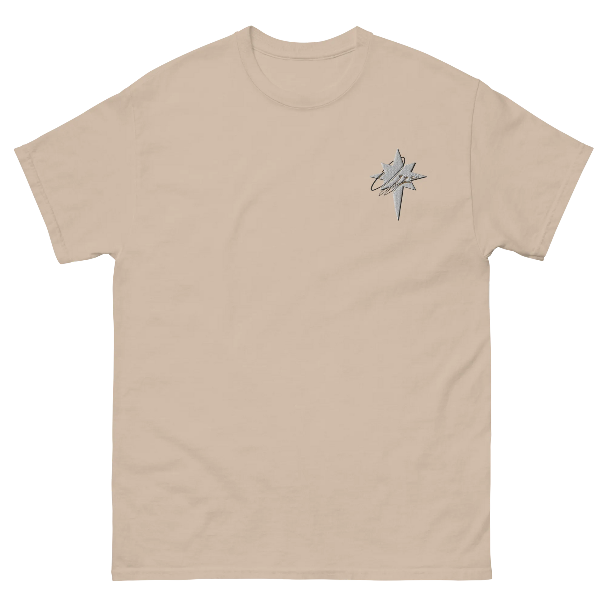 t-shirt-worldwide-ozyx-coloris-sable-logo-etoile-brode-poitrine-streetwear