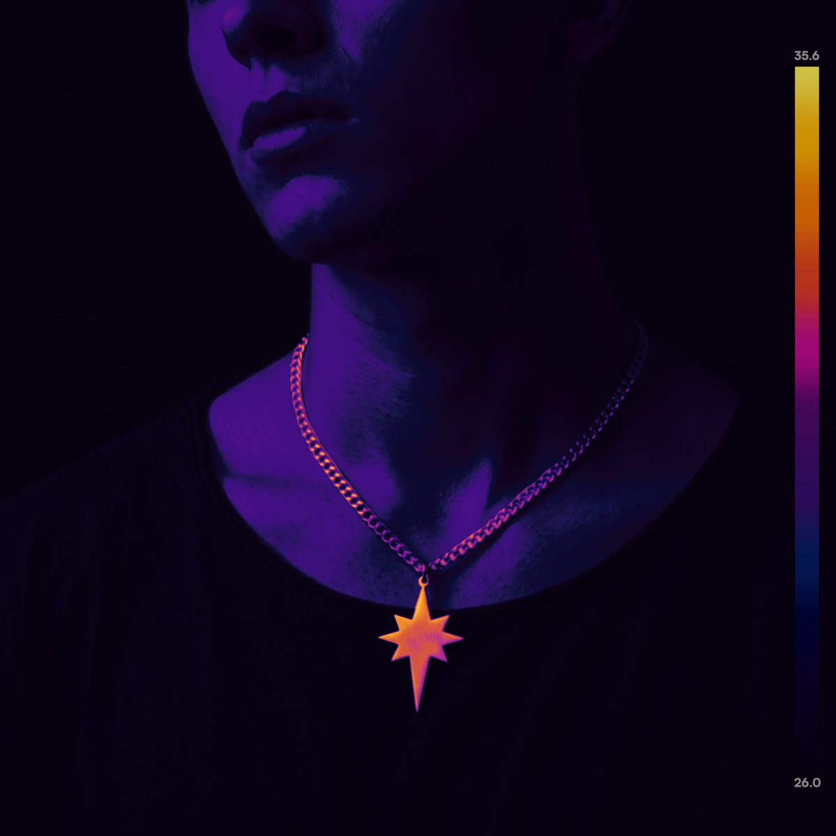 8-POINTED STAR NECKLACE